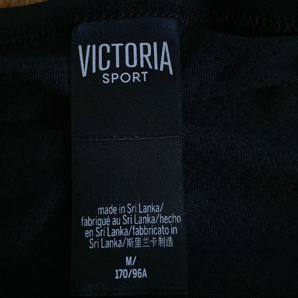 Victoria Secret Sport Black Crop Top - Picture 8 of 14